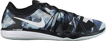 Nike W Dual Fusion Tr Hit PRNT Hallenschuhe schwarz glacierblau
