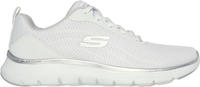 Skechers 150206;WSL, Skechers Flex Appeal 5.0 Sneaker Damen in white mesh-silver