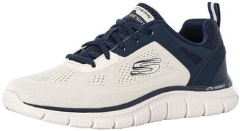Skechers Verfolgen Sie breitere Trainer wei&szlig;