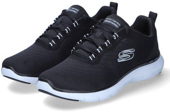 Skechers Low Sneaker FLEX APPEAL schwarz Textil-Synthetik-Mix