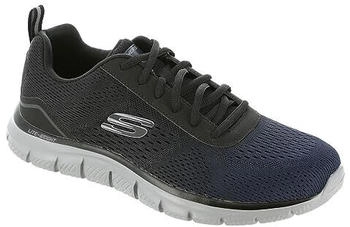 Skechers Track Ripkent Sneaker marineblaues Netzgewebe schwarz