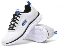 Skechers 232399_WBK, Skechers Track - Ripkent Herren Freizeitschuhe, wei&szlig;, Gr&ouml;&szlig;e