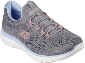 Skechers Slip-On Sneaker SUMMITS-FUN FLARE grau-rosa
