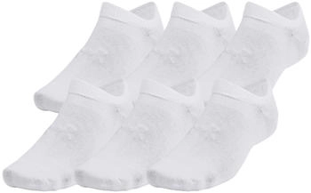 Under Armour Essential No Show Socken schneeweiß 6er-Pack