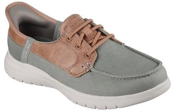 Skechers On-the-GO Flex Palmilla canvas olive Bootsschuhe