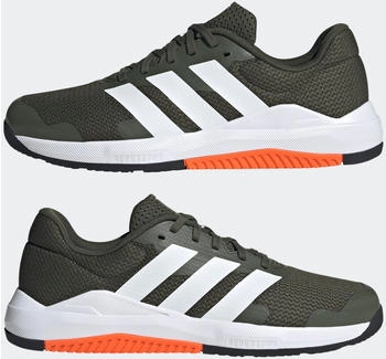 Adidas Dropset Base Trainingsschuhe night cargo cloud white impact orange