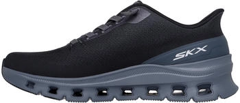 Skechers Archfit Glide-Step Pro black knit/charcoal pu