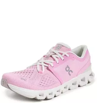 On Cloud X 4 Women petal sand/rosa