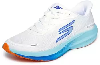 Skechers Aero Pulse white textile/aqua trim