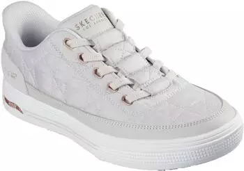 Skechers ARCH FIT ARCADE-CUDDLE STEPS Slip-On Sneaker with Elastic Laces off white