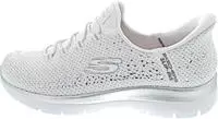 Skechers 150273_WSL, Skechers Summits - Brilliant Shine Damen Slipper, wei&szlig;,...