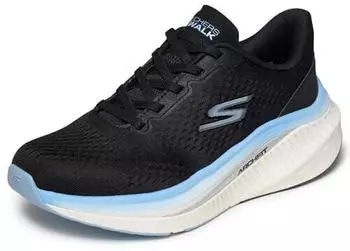 Skechers GO WALK Max Cushioning Arch Fit - Roslyn schwarz/blau