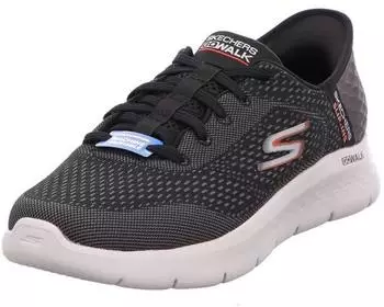 Skechers Go Walk Flex, New World schwarz/orange