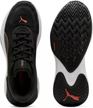 Puma PWR HYBRID TR black-cool dark gray-amarena – Dämpfung und Bodenhaftung für intensive Trainingseinheiten