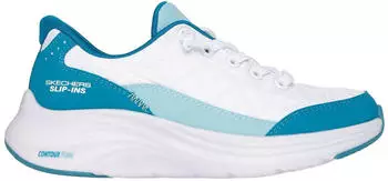 Skechers Contour Foam Cozy Fit Hands Free Slip-ins wei&szlig;/t&uuml;rkis
