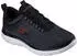 Skechers SUMMITS Slip-On Sneaker with elastic bungee lacing schwarz/rot