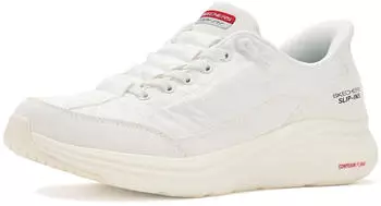 Skechers Slip-ins: Contour Foam - Shining Pearl Sneaker wei&szlig;