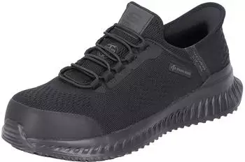 Skechers Hands Free Slip-ins Tilido Fletchit Comp Toe Work Shoes schwarz