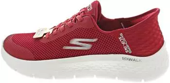 Skechers Go Walk Flex Hands Free Slip-ins Grand Entry rot