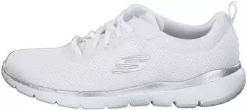 Skechers Flex Appeal 3.0 - First Insight white/silver