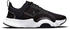 black/white/black/metallic dark grey
