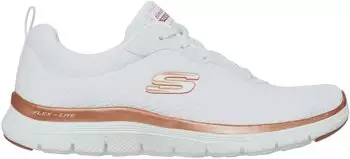 Skechers Flex Appeal 4.0 - Brilliant View white/rose – Hervorragende Dämpfung und Flexibilität