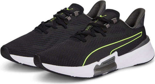 Puma PWRFRAME (376049) puma black/castelrock/lime