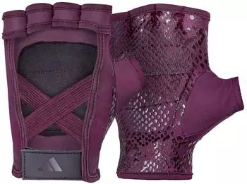 Adidas Fitness-Trainingshandschuhe lila, Damen, XL