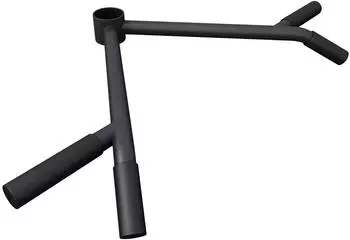 Gorilla Sports T Bar Row Rudergriff für 50mm Hantelstangen, bis 250kg (100898-00019-0001)