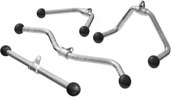 Gorilla Sports Kabelzug Griffset Trizeps-, SZ-Curl- und Rudergriff (100708-00004-0001)