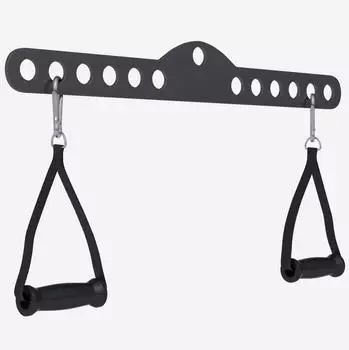 Gorilla Sports Latzugstange verstellbar 60/75/100cm mit 2 Griffen (101266-00019-0230)