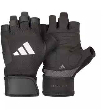 Adidas Strength Training Handschuhe Aeroready, schwarz, L