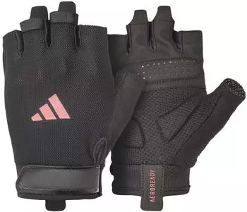 Adidas Essential Training Graphic Handschuhe schwarz/rosa (M)