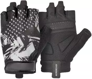 Adidas Essential Training Graphic Handschuhe schwarz/grau, M