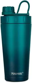 LuxusKollektion Toofeel Protein Shaker Flasche 20oz doppelwandige Vakuum-Isolierung Edelstahl