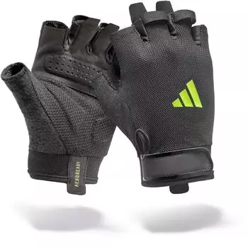 Adidas Essential Training Handschuhe, schwarz/grün (M)