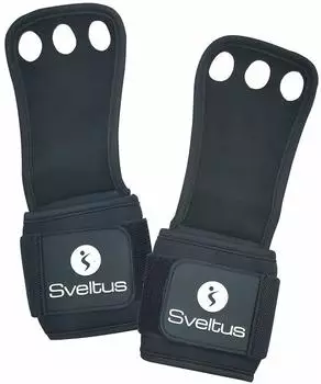 Sveltus Cross Training Hole Hand Grip Premium S/M, schwarz, 2er-Pack (5656)