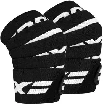 RDX Kniebandagen 200cm, IPL/USPA zugelassen, Damen/Herren (WAH-K2B)