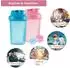 LuxusKollektion Protein Shaker Flasche 400ml, auslaufsicher, BPA-frei, 2er-Set