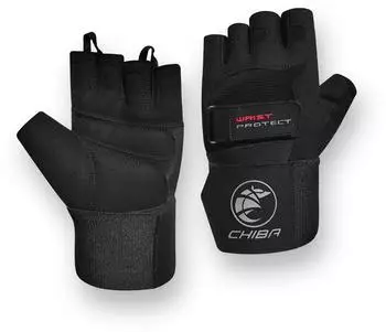 Chiba Wristguard Protect Fitnesshandschuhe mit Handgelenkbandage (40135)