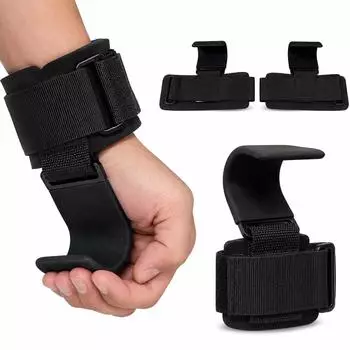 Relaxdays Zughaken Krafttraining Neopren, 2er-Set