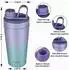 LuxusKollektion Protein Shaker Flasche isoliert, Edelstahl, 20oz