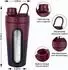 LuxusKollektion Protein Shaker Flasche Edelstahl 28oz, 2 Kugeln, auslaufsicher