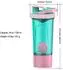 LuxusKollektion Protein Shaker 720ml mit Spiralkugel & Aufbewahrungsbox, BPA-frei