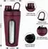 LuxusKollektion Protein Shaker Flasche Edelstahl 828ml, 2 Kugeln