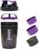 LuxusKollektion Protein Shaker 500ml mit Kugel, lila