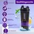 LuxusKollektion Protein Shaker 500ml mit Kugel, lila