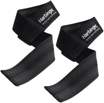 Harbinger Big Grip Lifting Straps 21,5", gepolstert, schwarz (361774)