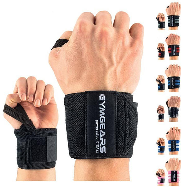 Gymgears Wrist Wraps 45 cm (VM10040) black