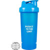 Pure2Improve Premium Protein Shaker Blau 700 ml Flasche für Supplement Shakes,